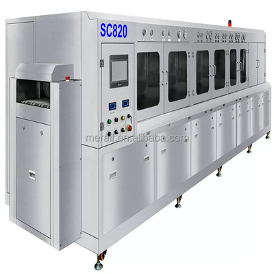 SC820半導体の28 PCが付いている包装のスプレー清浄機械は棒に吹きかけ、長くモジュラーを洗浄する