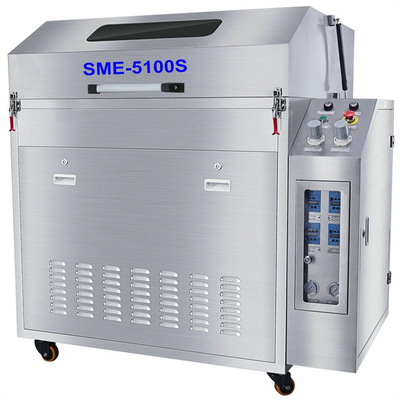 SME-5100Sのジグの洗剤機械等角のコーティングの自動および空気の取除くスプレーSMTパレット クリーニング機械