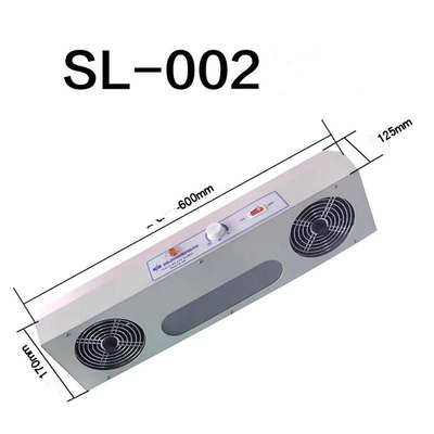 2 ESDの保護のための頭部100kgs反静的なIonizer 125mmの吸盤